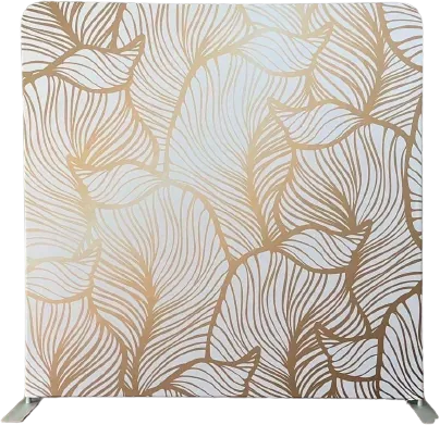 Gold Leaf Lines photo booth backdrop