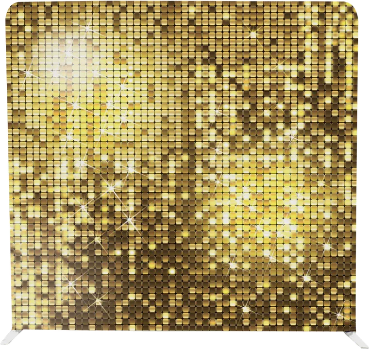 Gold Square Sequin photo booth backdrop