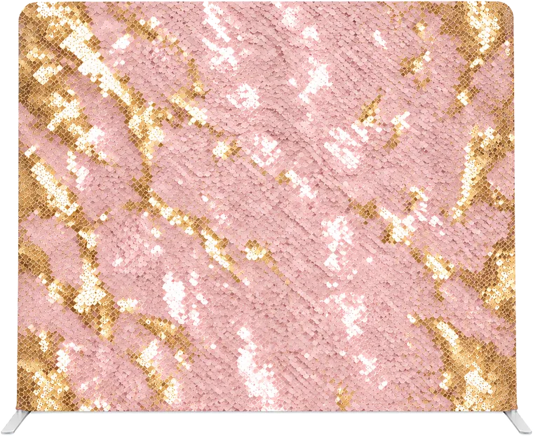 Pink & Gold Sequin photo booth backdrop