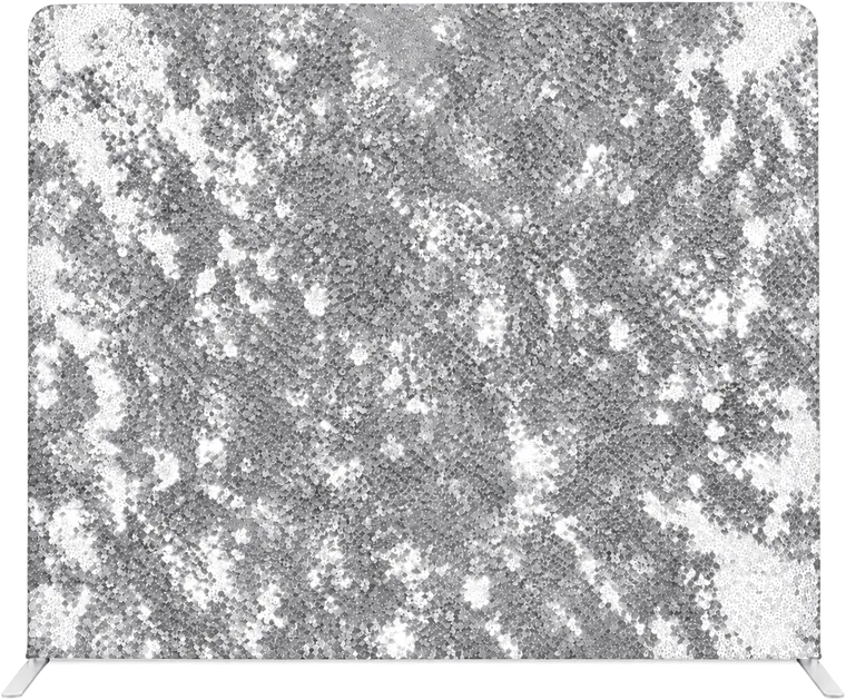 Silver Sequin photo booth backdrop