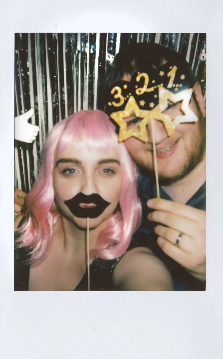 Guests at a Photo Booth DFW event