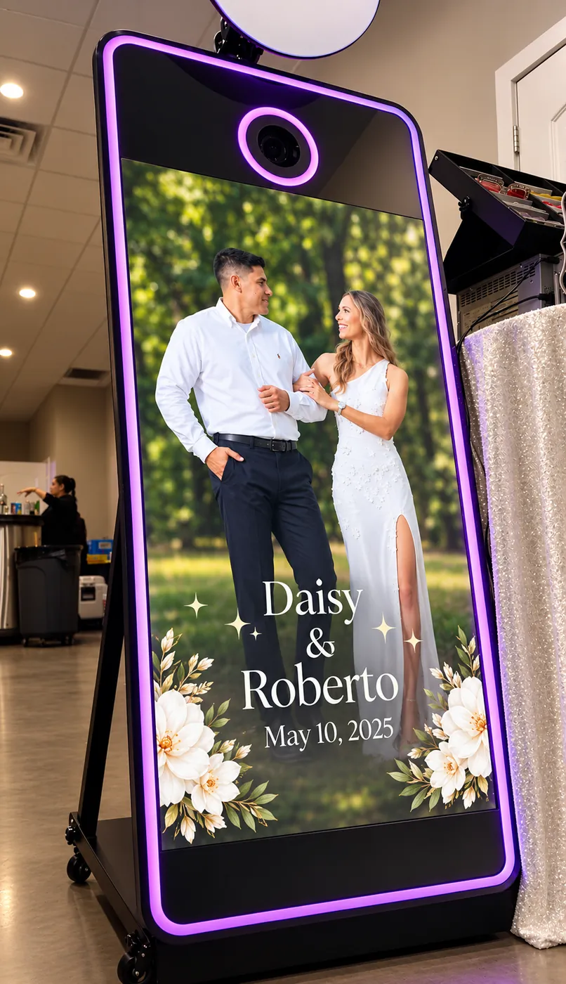 Guests at a Photo Booth DFW event