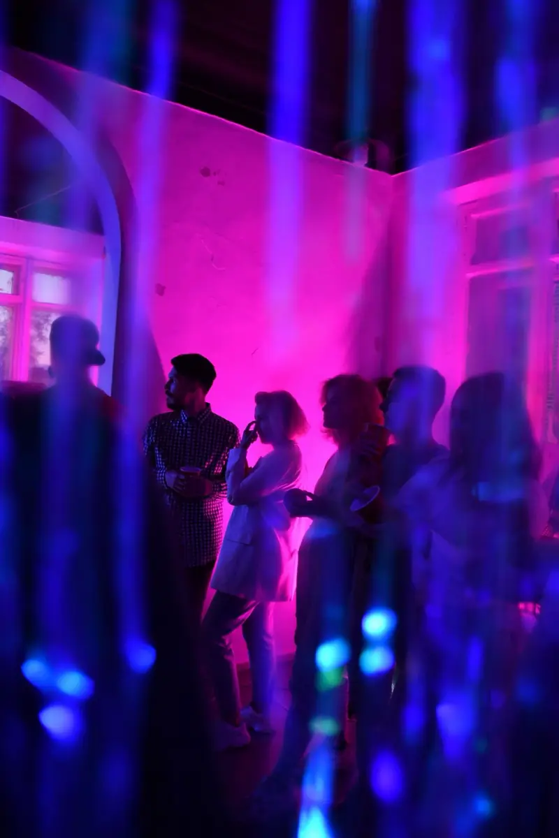 Guests at a Photo Booth DFW event