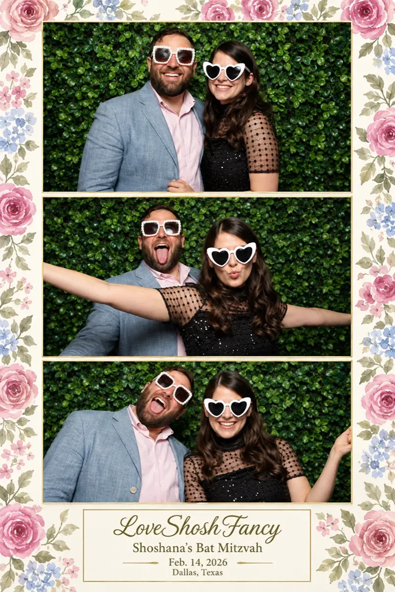 Guests at a Photo Booth DFW event