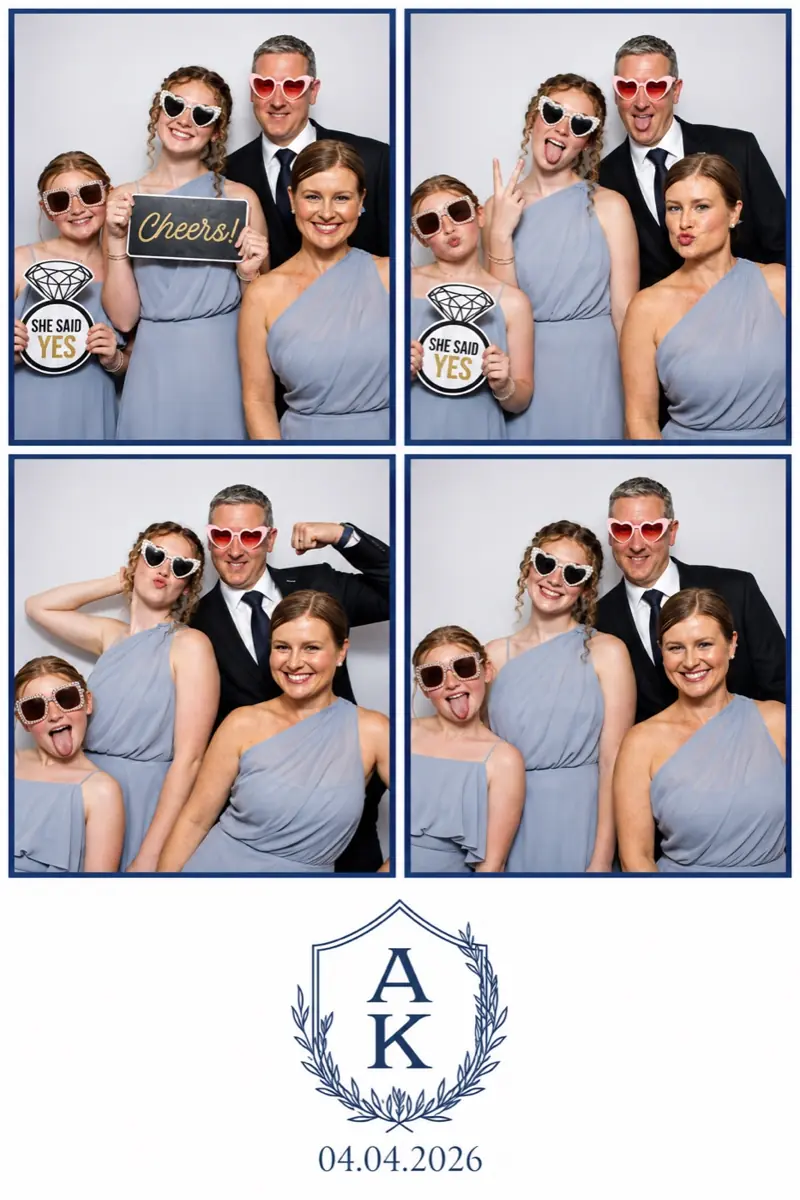 Guests at a Photo Booth DFW event