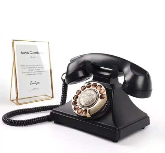 TELEPHONE WEDDING GUEST BOOK RENTAL DALLAS